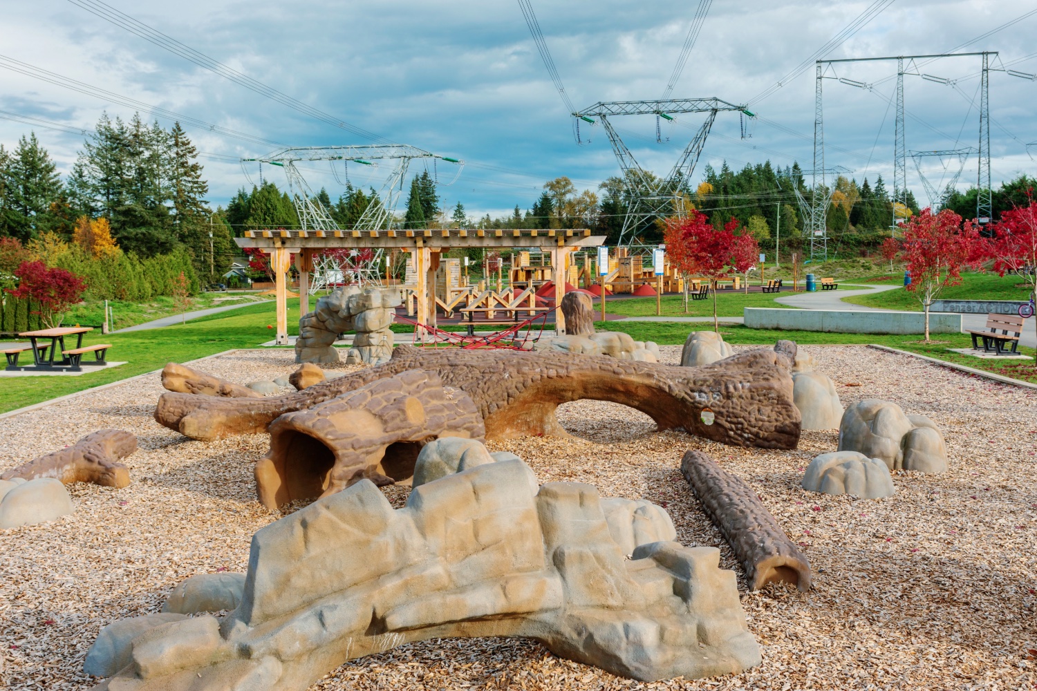 Penzer Action Park parkour, BMX, and skate facilities in southern Langley City