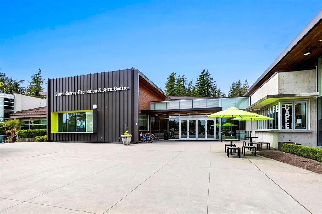 South Surrey Recreation Centre at Sunnyside Park, anchoring one of Surrey's most family-focused pockets