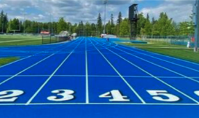 McLeod Athletic Park new track surface in Murrayville, the headline athletic facility