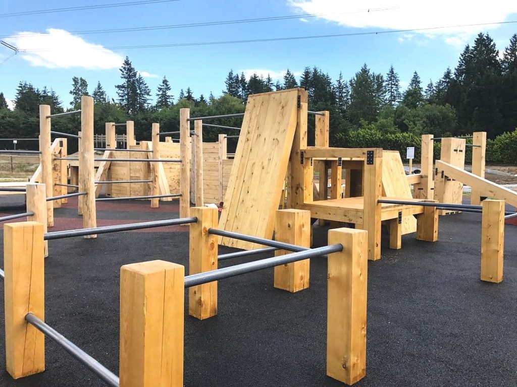 Penzer Action Park parkour, basketball, and bike park, just over the Brookswood/Langley City line