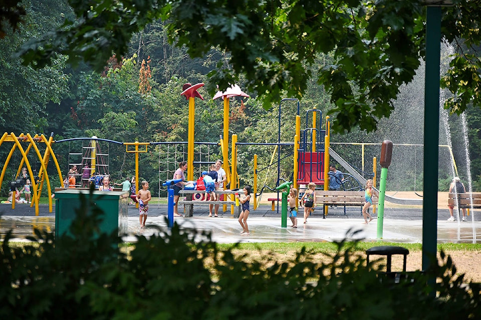 Brookswood spray park, the family-summer staple in the community