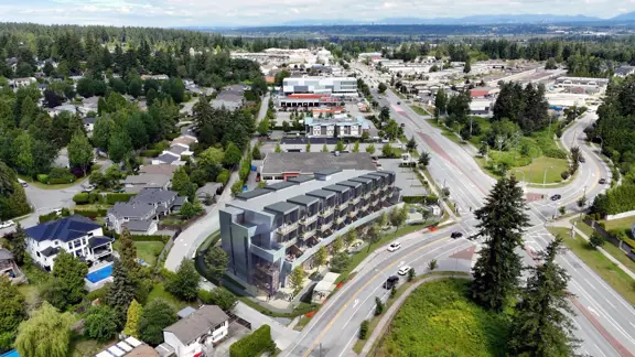 King George Corridor South Surrey residential streetscape