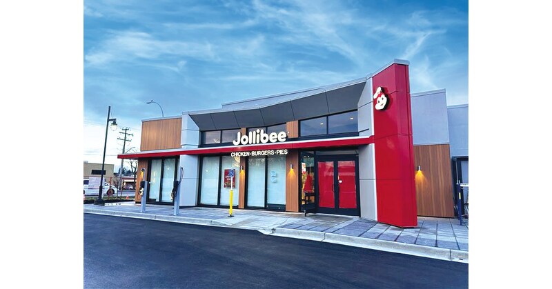 Jollibee Filipino fast-food storefront on 72 Avenue in Newton, the family-anchor for the Filipino community