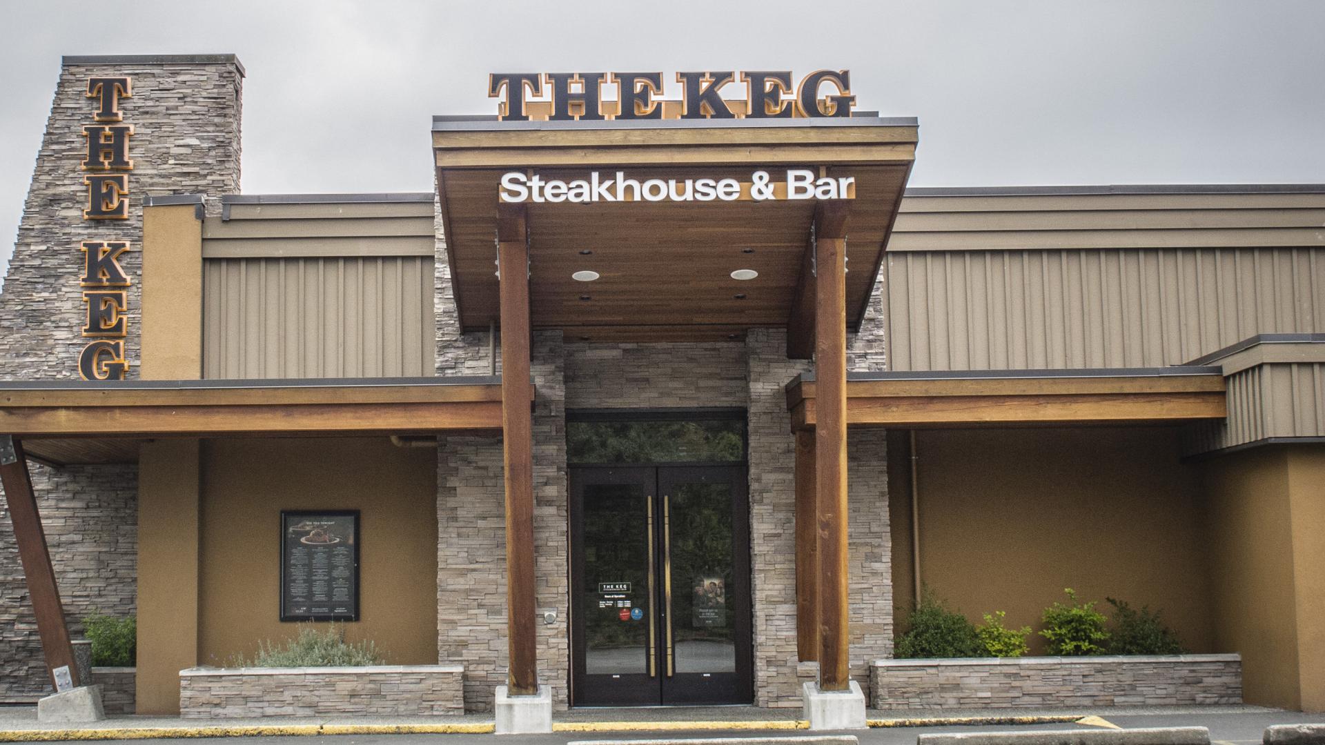 The Keg Steakhouse + Bar in Maple Ridge, sit-down dinner anchor 12 minutes south of Silver Valley