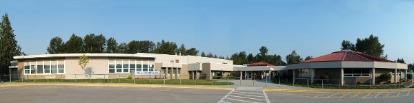 Albion Elementary School full exterior, Maple Ridge