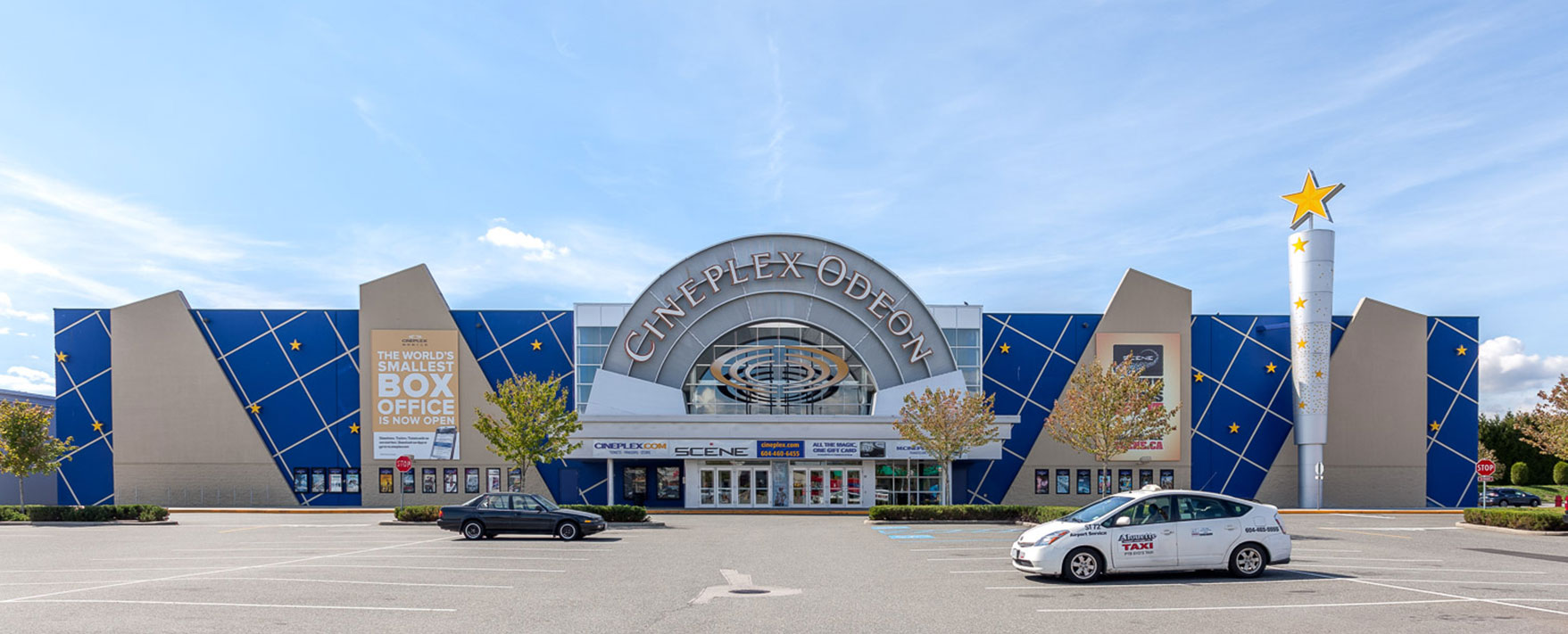 Meadowtown Centre Cineplex Odeon in Pitt Meadows, the entertainment & shopping anchor 5 minutes west of Northwest Maple Ridge