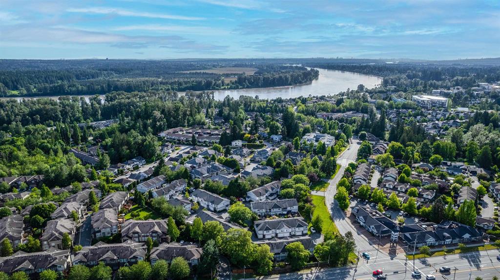 East Central Maple Ridge established family neighbourhood from above