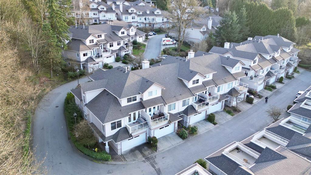 Royal Heights Surrey townhome complex aerial view