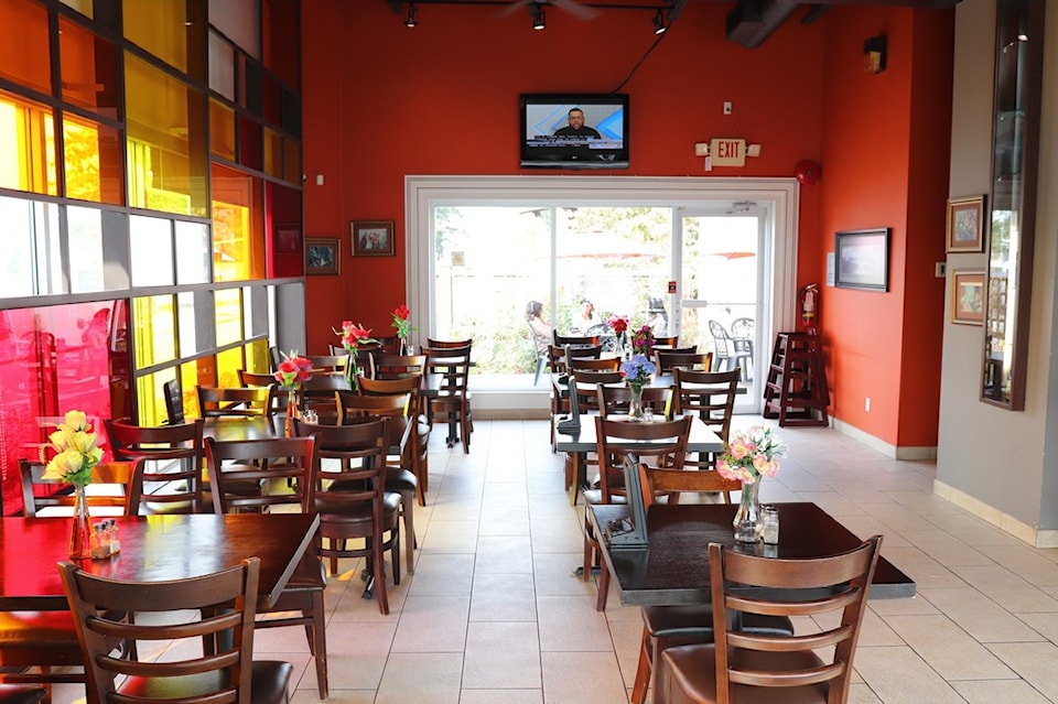 Rasoi Indian Restaurant interior, Surrey