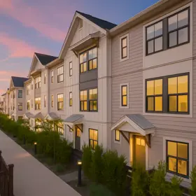 Queens Forest Hills pre-sale townhome development by Dawson + Sawyer in Surrey BC, gallery image 1