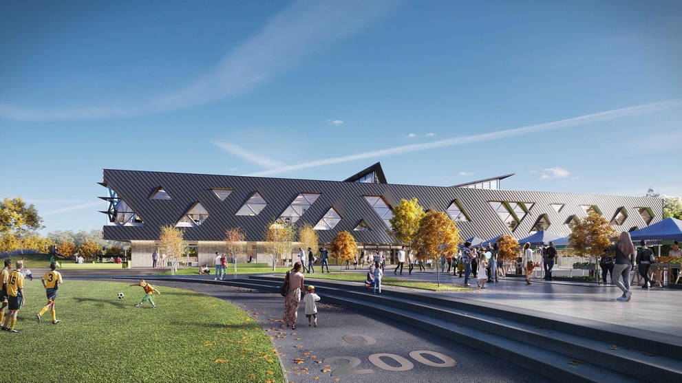 Clayton Recreation Centre in Cloverdale, British Columbia, in the Fraser Valley region