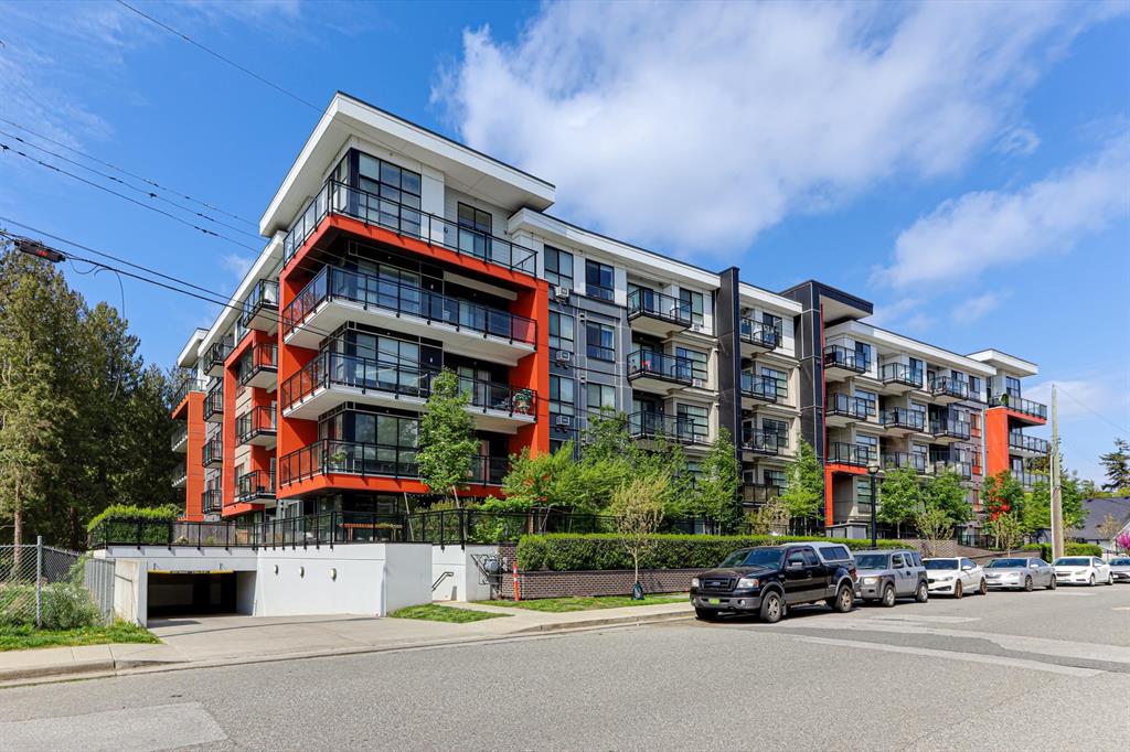 A newer 6-storey condo building in Langley City