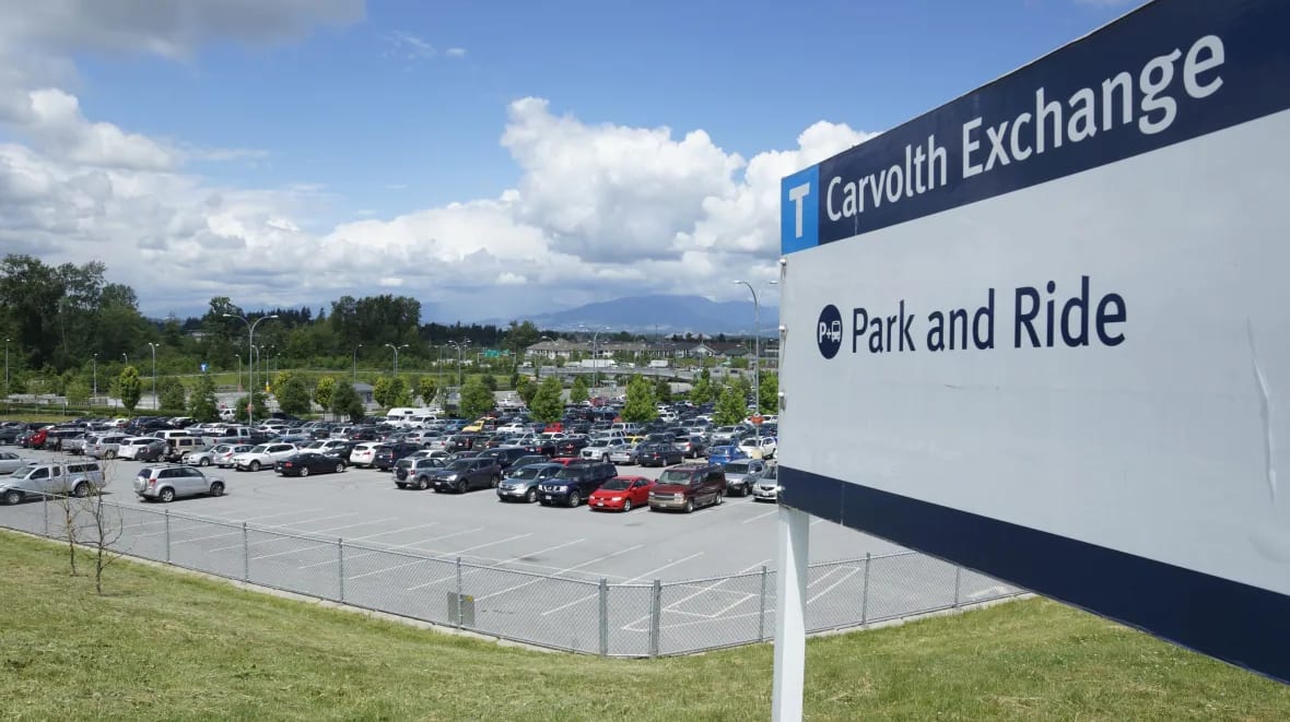 Carvolth Exchange bus loop and park and ride in Langley