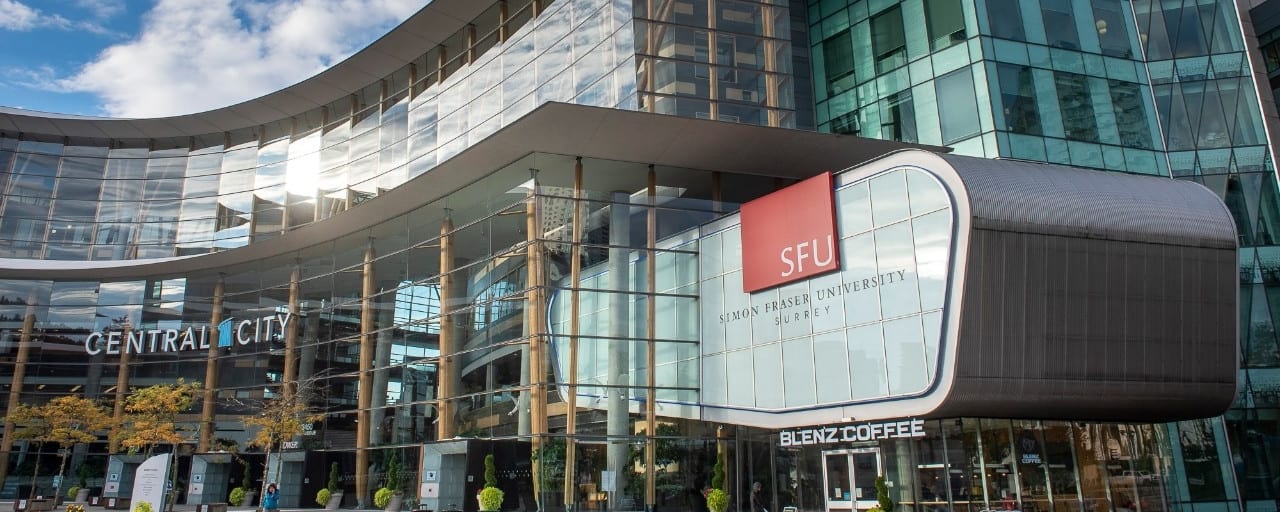 Central City and the SFU Surrey campus in City Centre