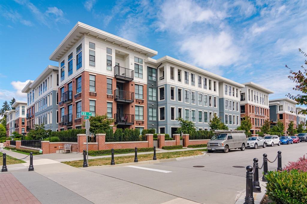 Four-storey condo buildings at 33 Avenue in Morgan Creek, South Surrey
