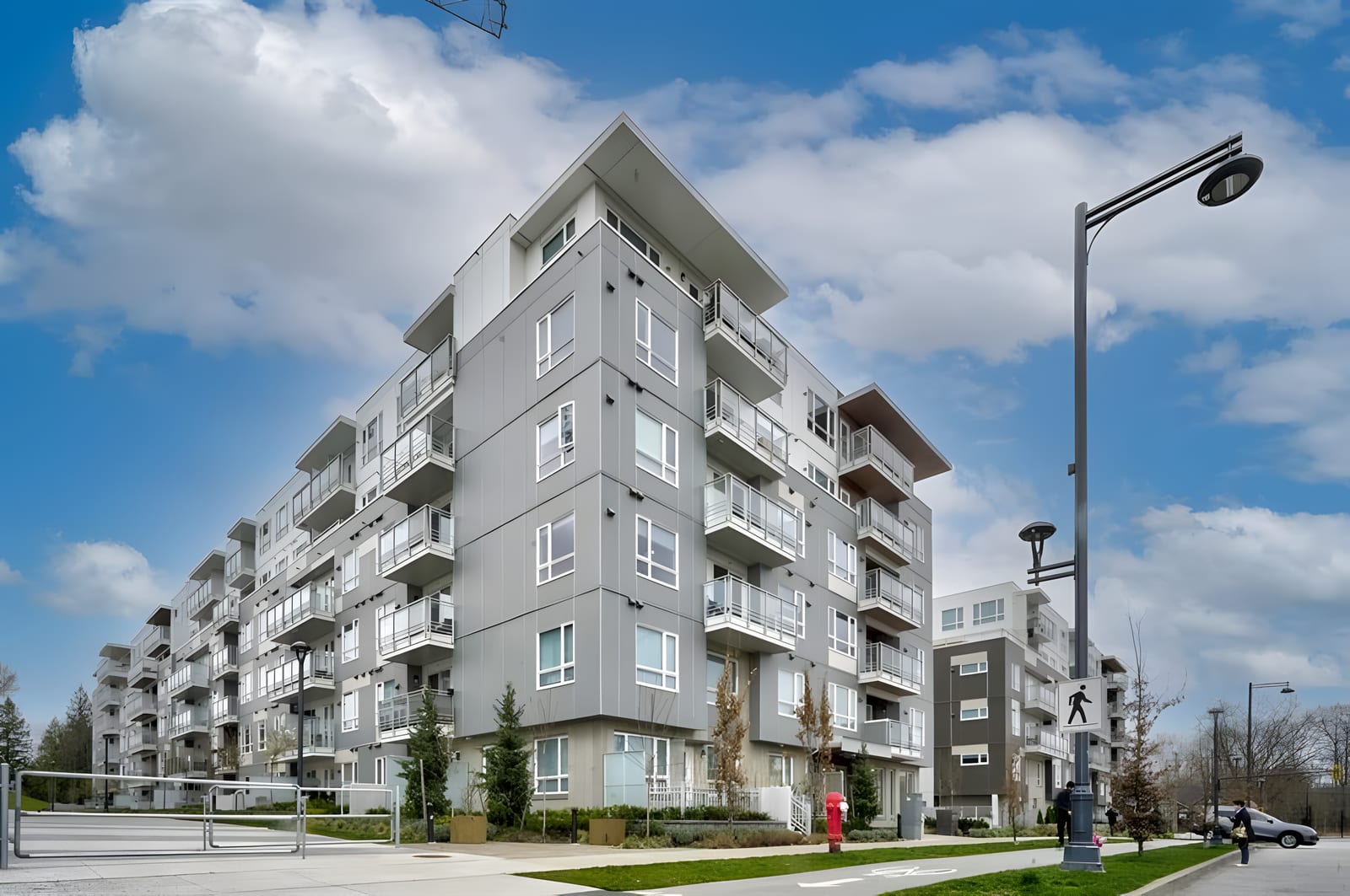 A new 6-storey condo building in Queen Mary Park, Surrey