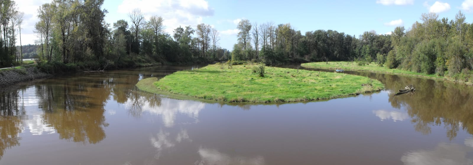 The Kanaka Creek oxbow in Albion, Maple Ridge