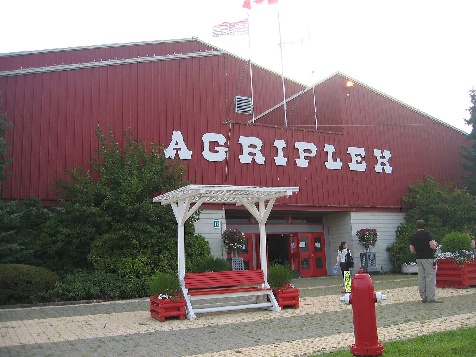 The Agriplex building at the Cloverdale Fairgrounds in Surrey