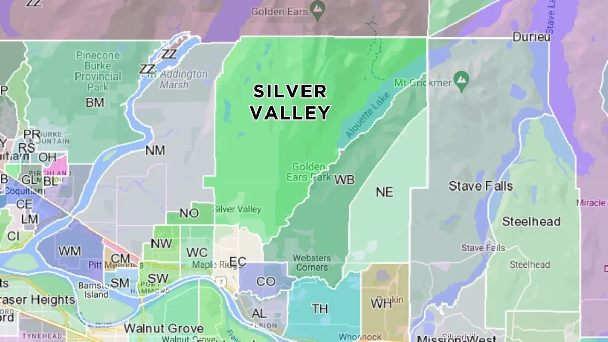 Silver Valley Map