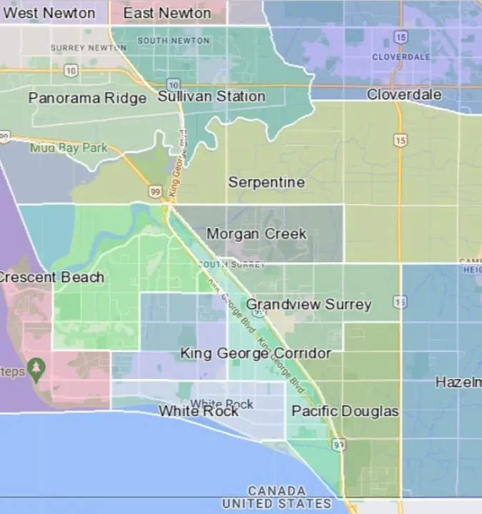 South Surrey Map (1)