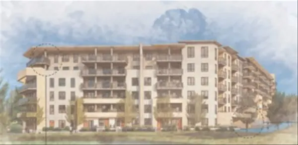 Exterior rendering of Bute at Clayton Crest, a pre-sale condo development by Zenterra Developments in Surrey BC