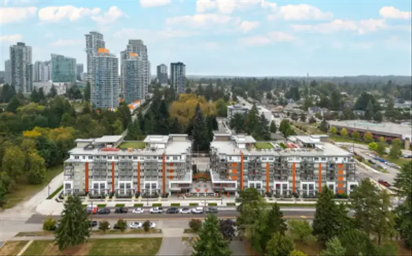 Exterior rendering of Pura, a pre-sale condo development by Adera in Surrey BC