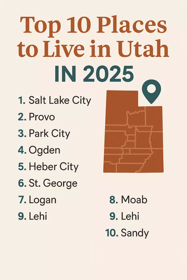 Top 10 Places to Live in Utah in 2025