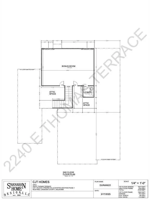 2240 E Thomas TER, Mustang, OK 73064