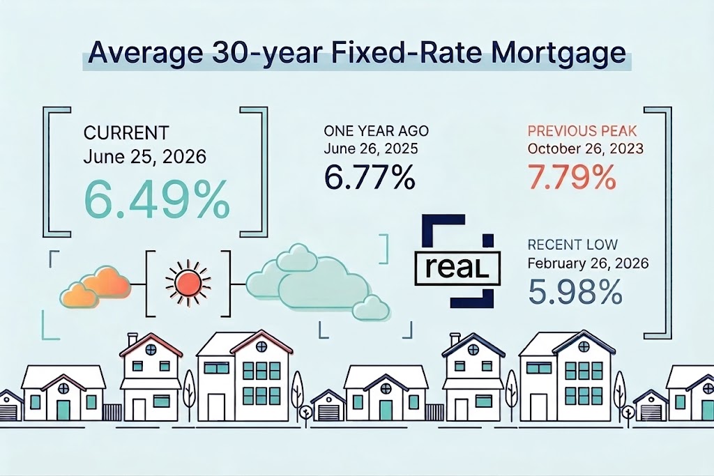 Current mortgage rates as of last week