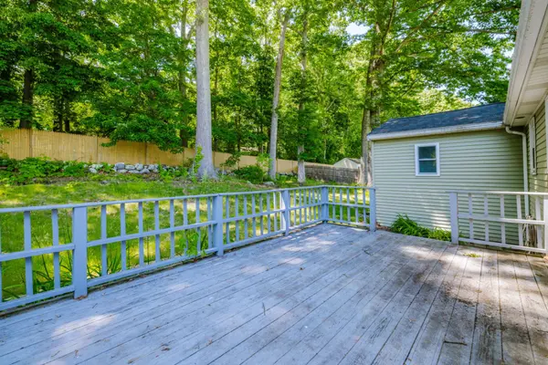 Rear Deck at 12 Sunset Dr, Milford, MA 01757-1318 Home for Sale by Realtor Michael Mahoney of Real Broker MA LLC
