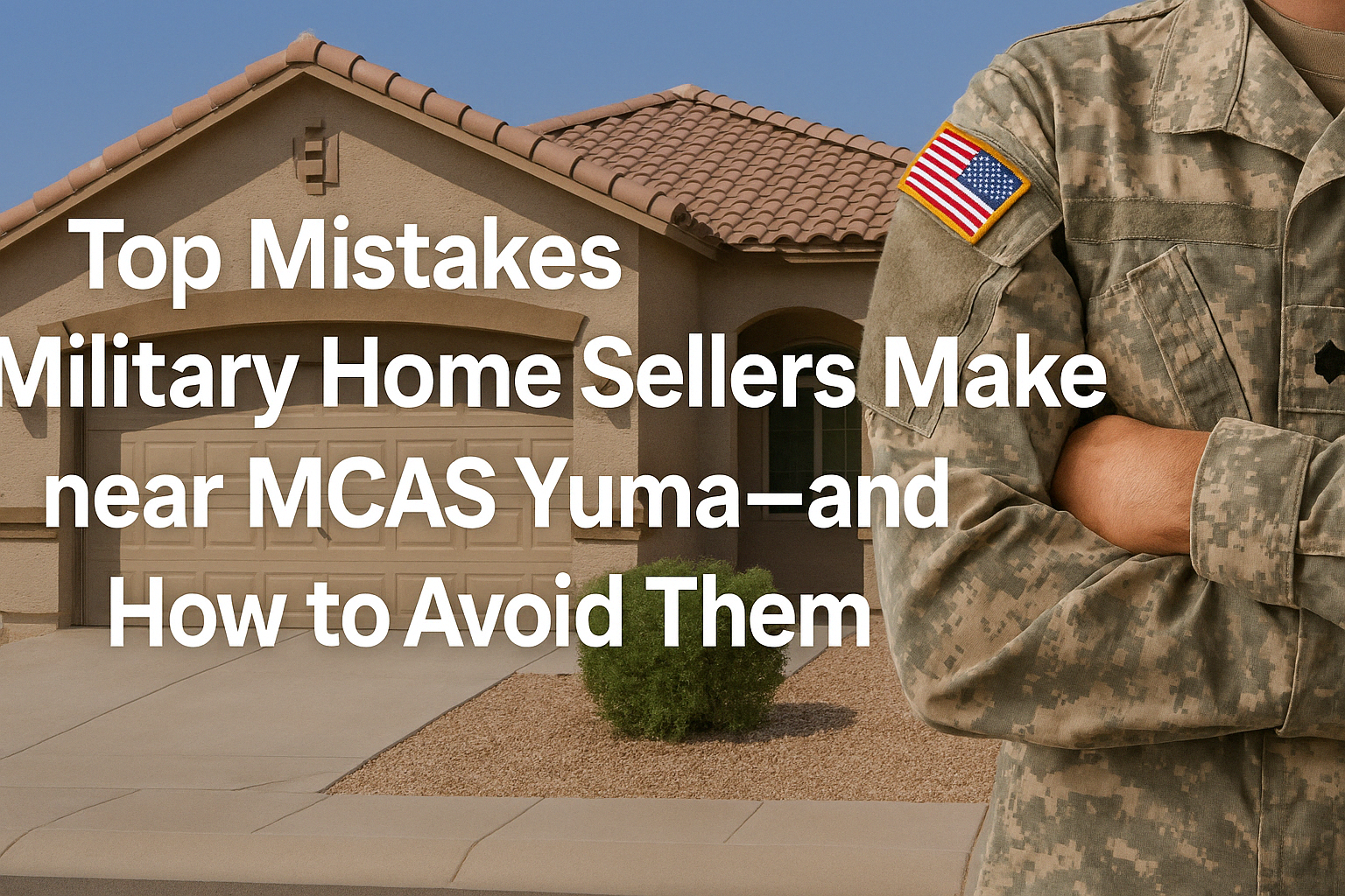 Infographic: Selling a home near MCAS Yuma with fast cash offers, PCS help, and VA loan-ready buyers