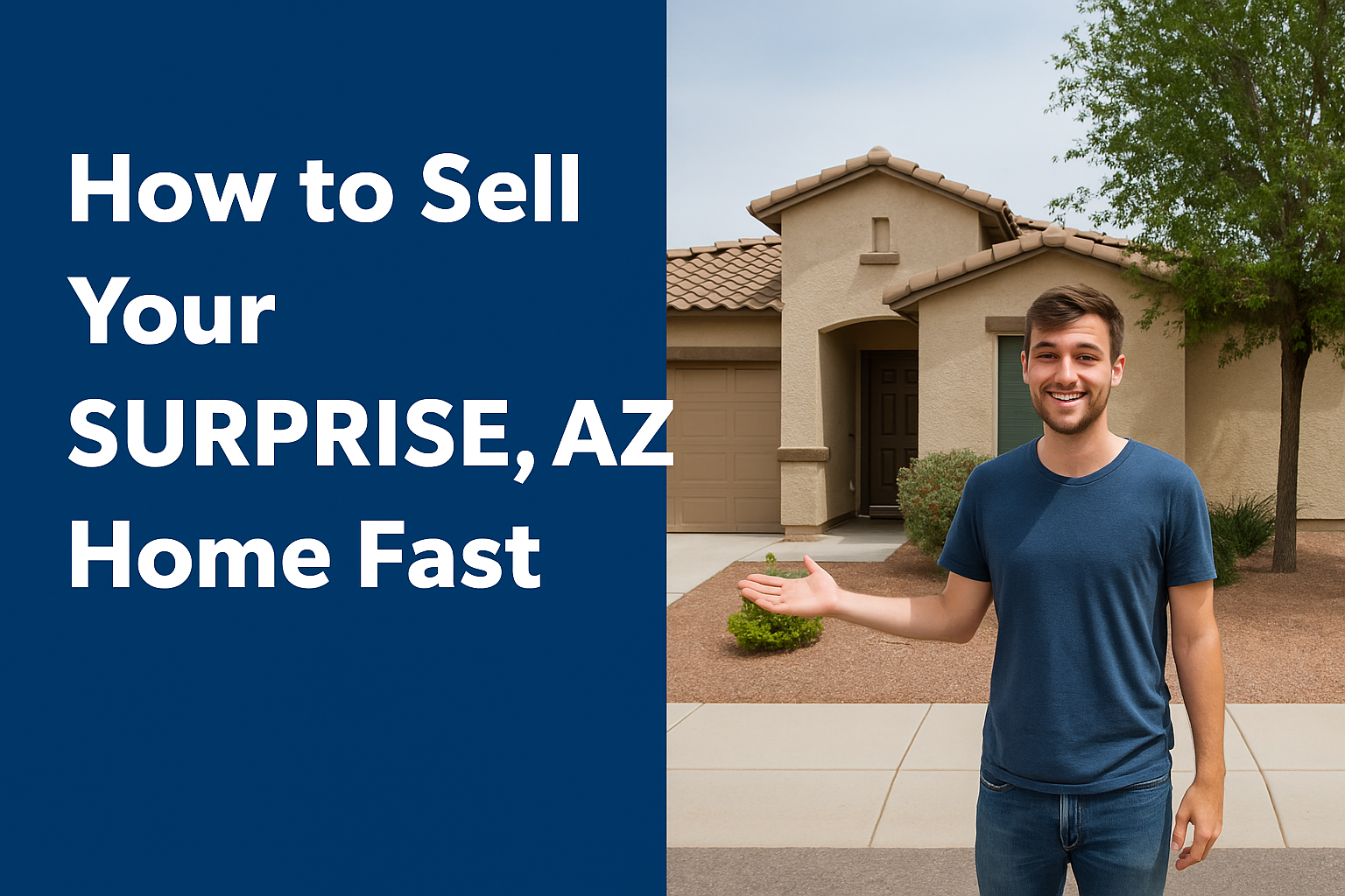 Infographic: Selling a home near Luke AFB with fast cash offers, PCS help, and VA loan-ready buyers