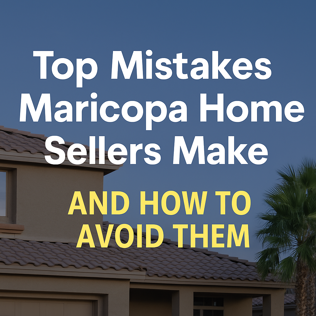 Infographic: Top mistakes Maricopa, AZ home sellers make in 2025 and how to avoid them for a fast, profitable sale