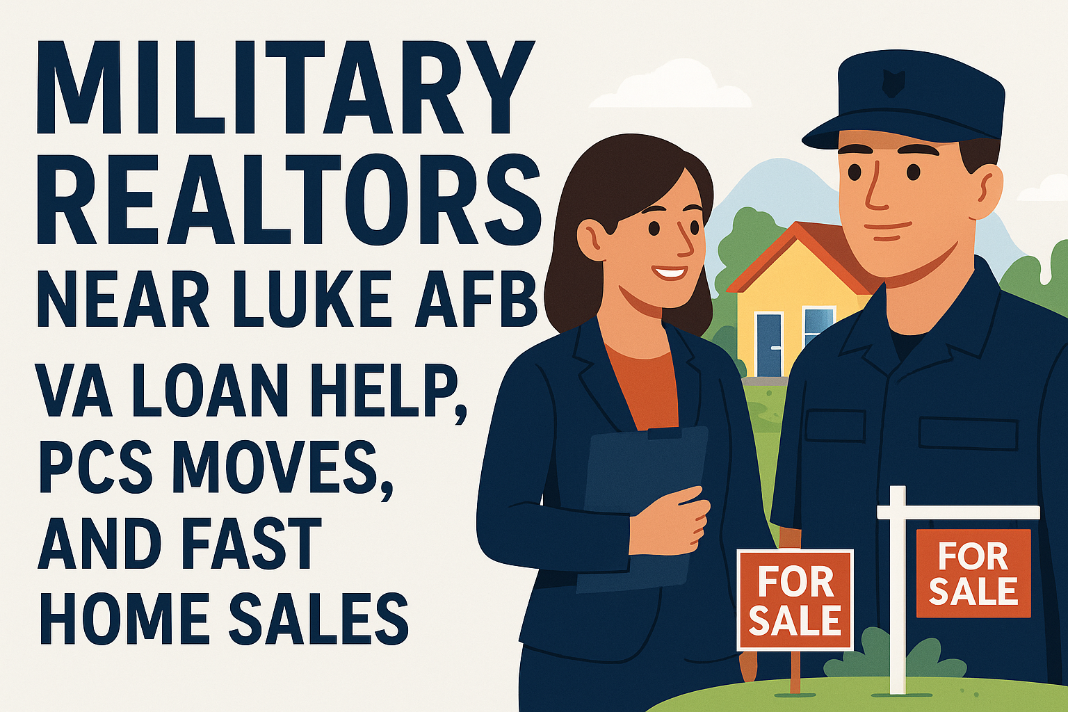 Luke AFB Realtor assisting military family