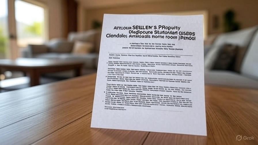 Arizona Seller's Property Disclosure Statement (SPDS) for sale asis home sales on glendale