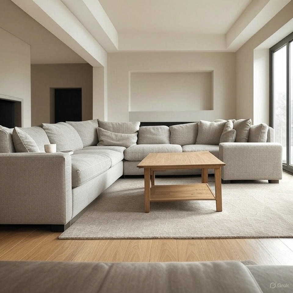 staged livingroom