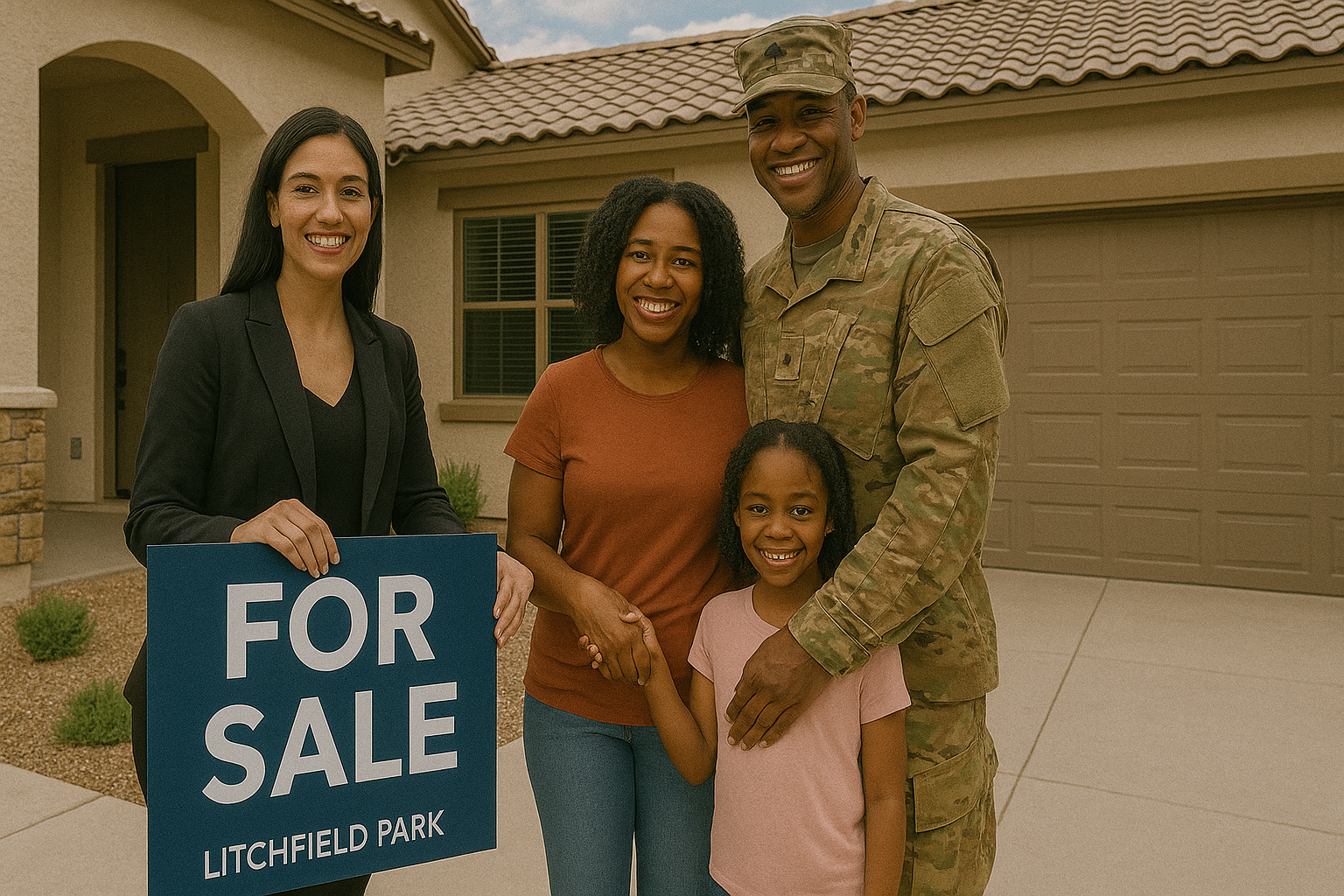 Litchfield Park military realtor helping Luke AFB family with PCS home sale