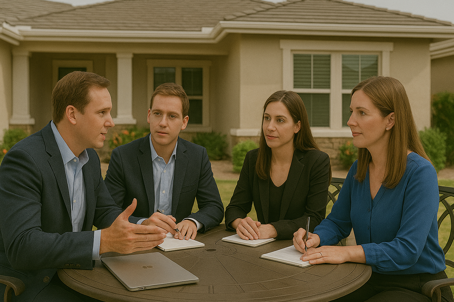 Agent mentoring session focused on VA loan and PCS timelines near Luke AFB