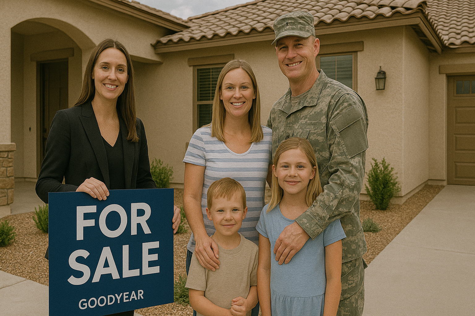 Goodyear AZ Realtor helping military family sell home during PCS
