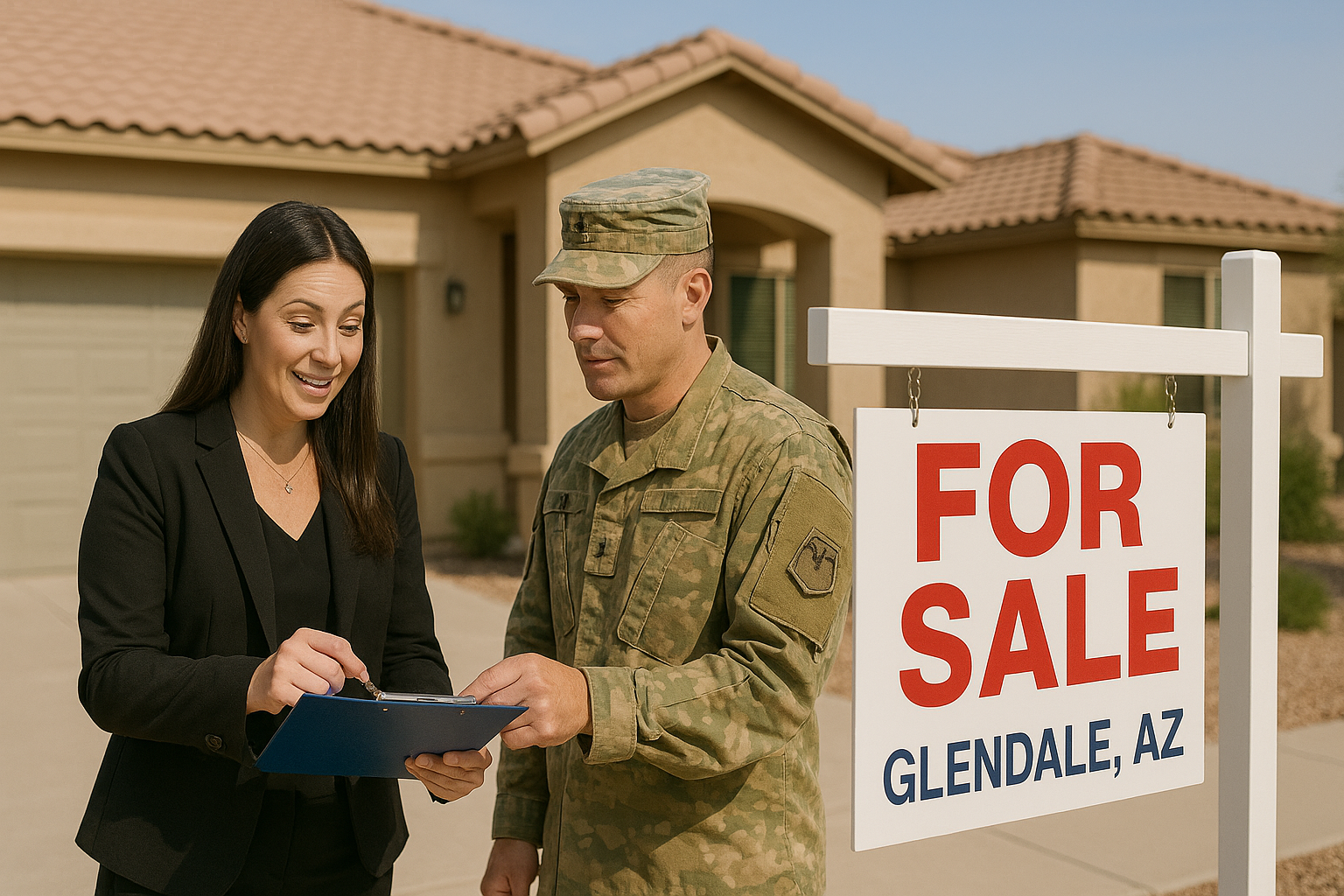 Glendale AZ realtor helping military seller list home near Luke Air Force Base Strategic guidance tailored to PCS timelines in Glendale, AZ