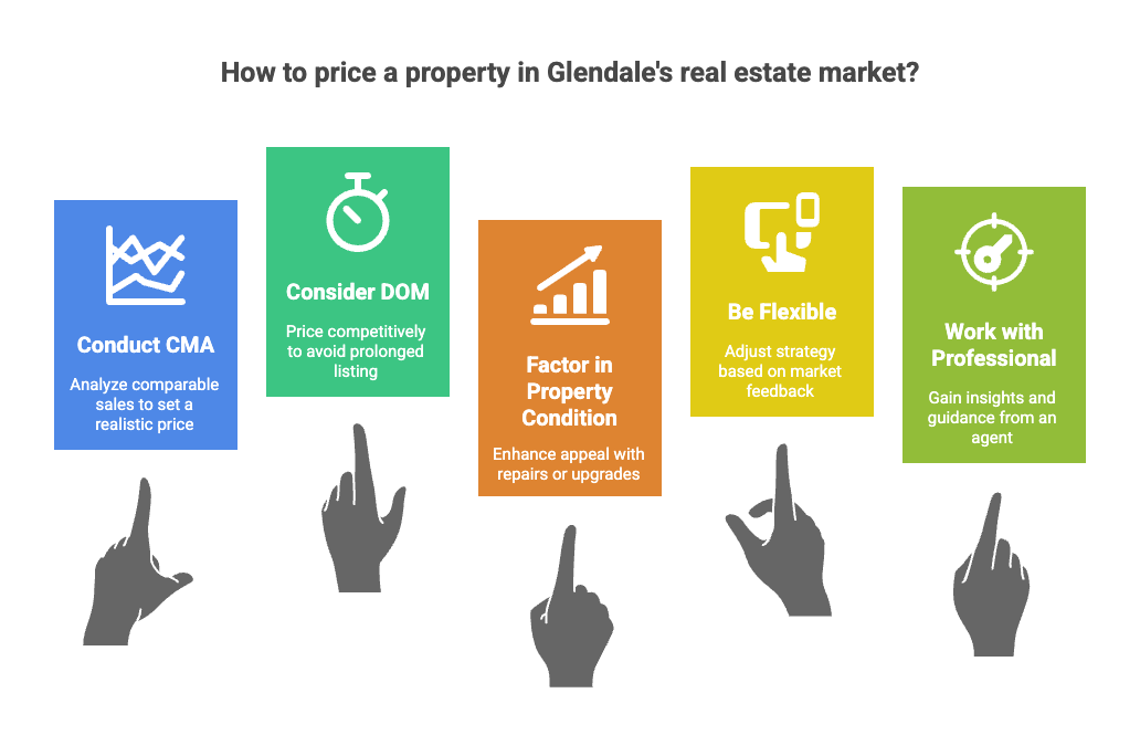 Chart showing balanced real estate trends in Glendael AZ Market conditions evolve - rely on current data to guide your pricing strategy