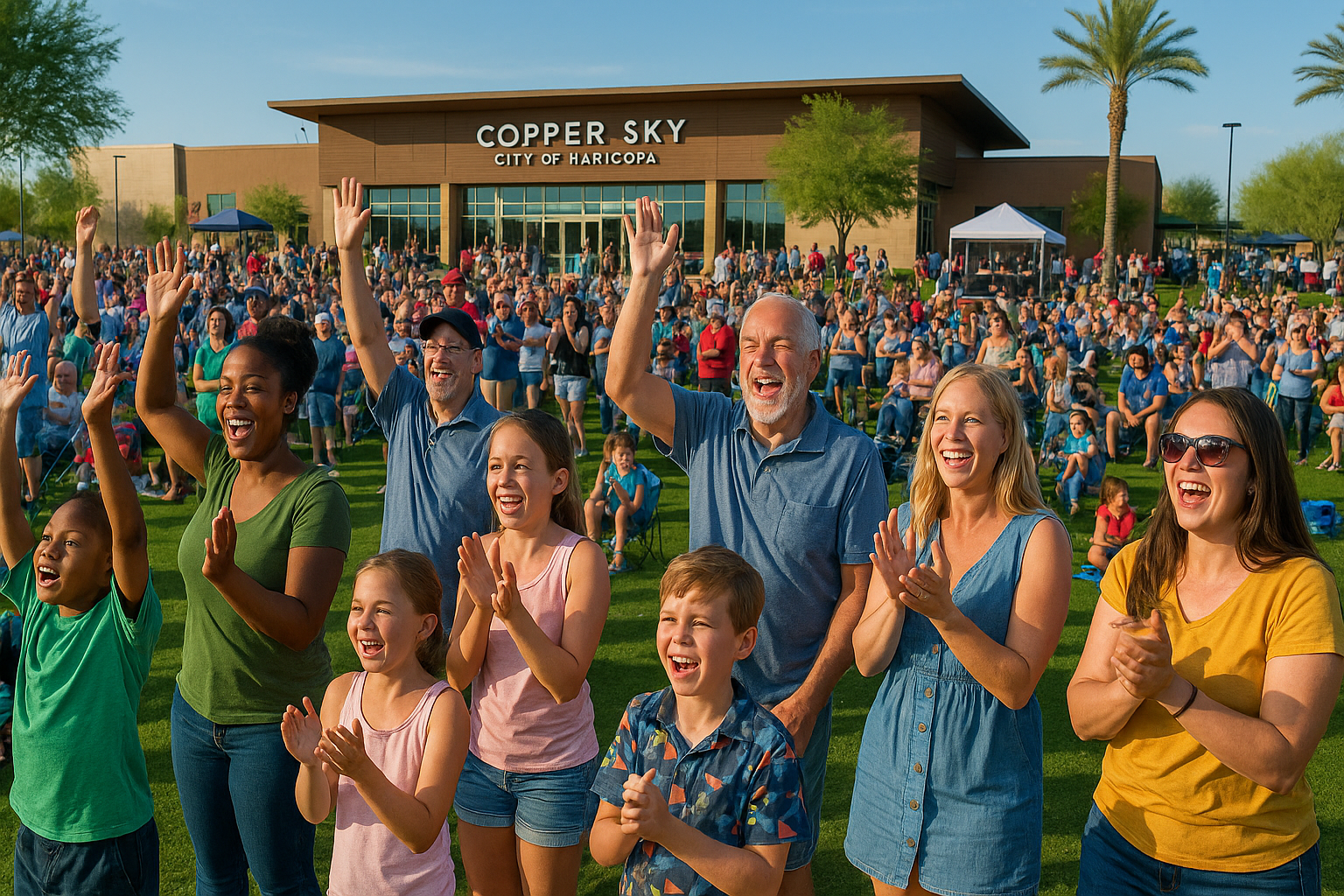 community event in Copper Sky Recreation Center Complex, Maricopa, AZ