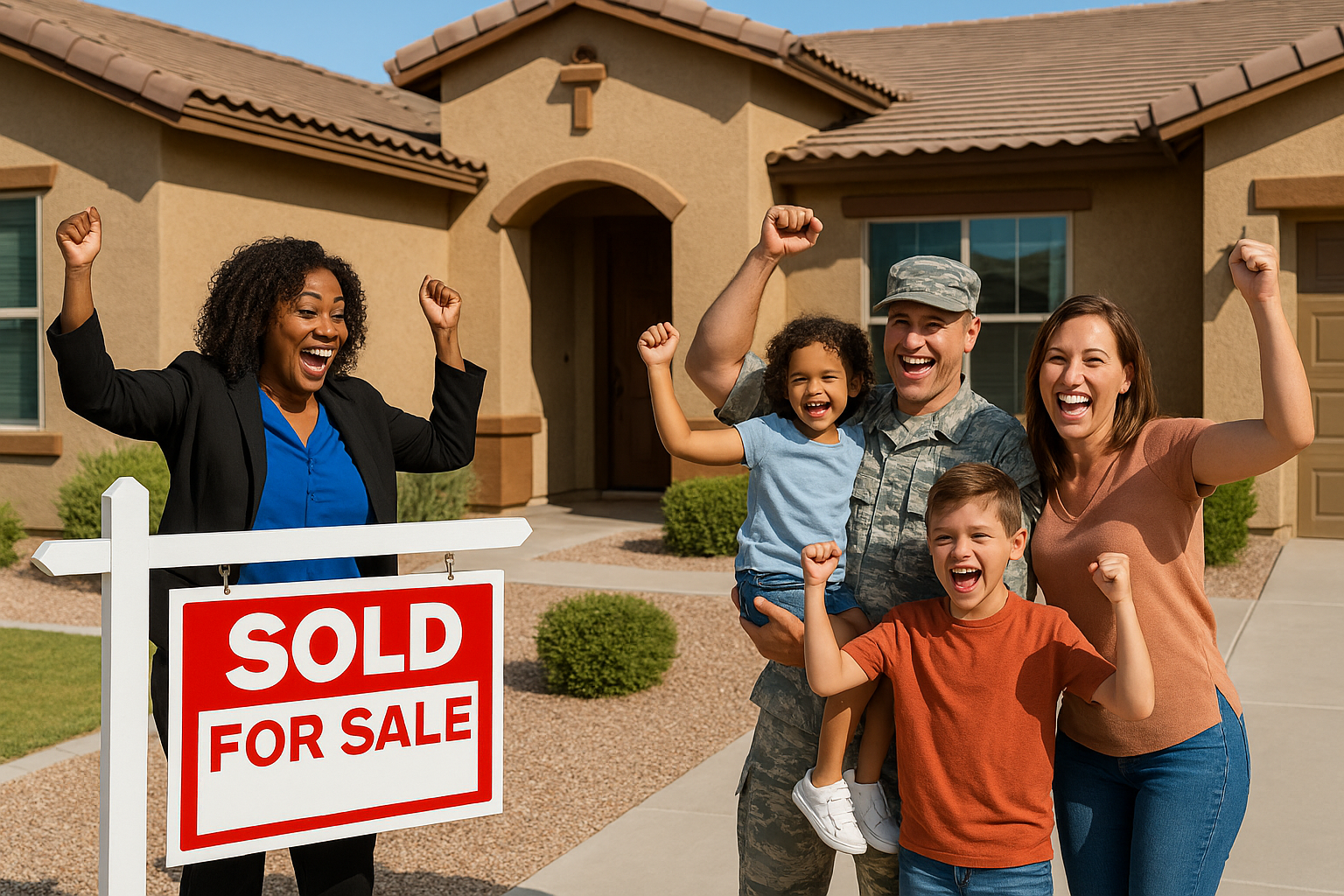 Buckeye AZ realtor helping military family sell home with PCS orders