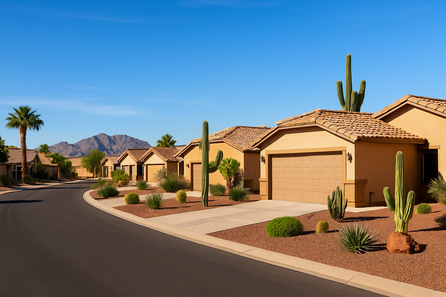 Neighborhood near Yuma Proving Ground in Yuma County, Arizona