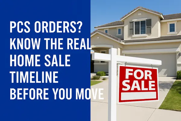 PCS Orders? Know the Real Home Sale Timeline Before You Move | heroSOLD,James Sanson