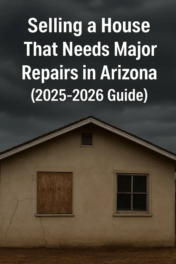 Selling a House That Needs Major Repairs in Arizona (2025–2026 Guide),James Sanson
