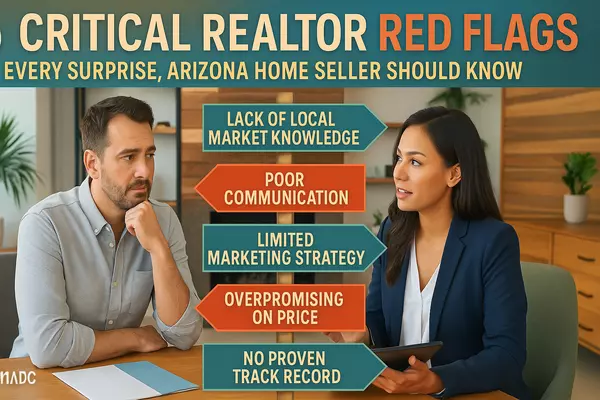 feature image of 5 Realtor Red Flags in Surprise AZ | Avoid Costly Mistakes When Selling