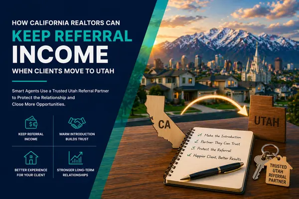 How California Realtors Can Keep Referral Income When Clients Move to Utah | Fisco Real Estate
