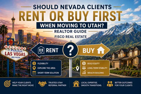 Should Nevada Clients Rent or Buy First When Moving to Utah? Realtor Guide | Fisco Real Estate
