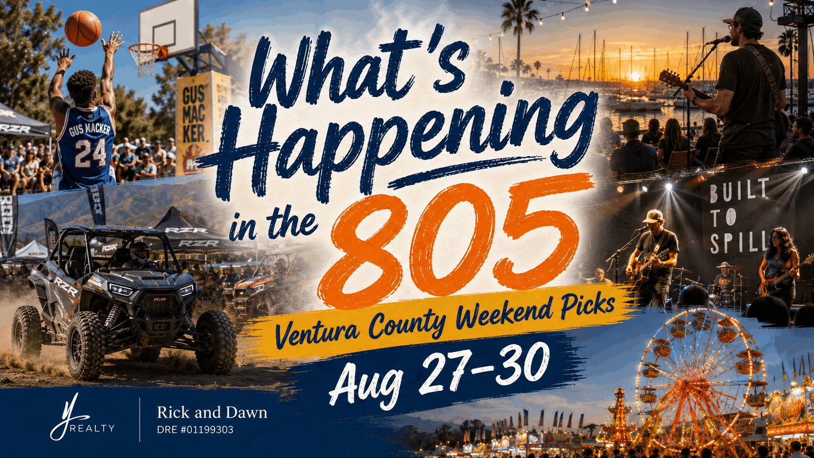 What’s Happening in the 805 weekend events in Ventura County, California, August 27–30, 2026
